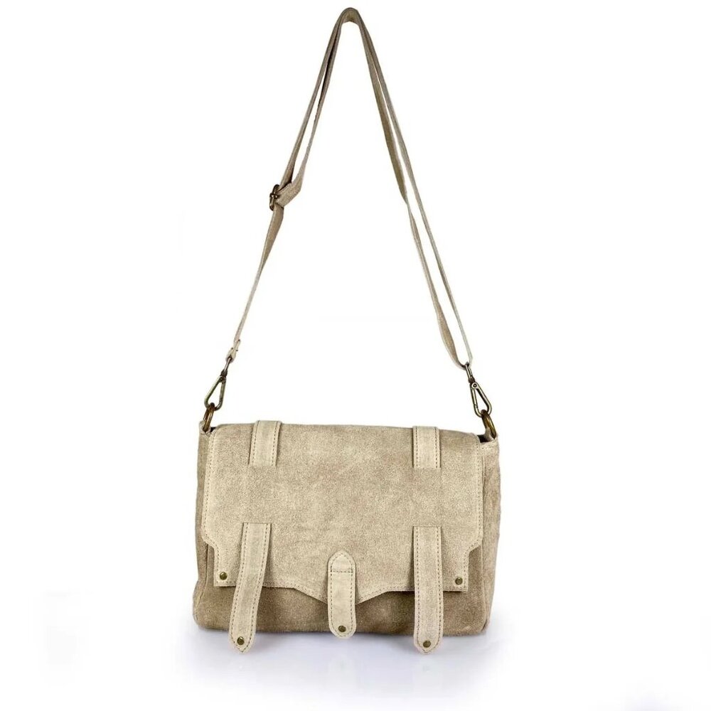 Suede Leather Handbag